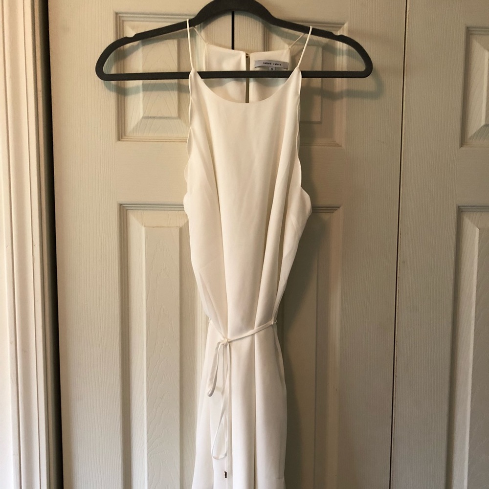 Naked Zebra White Dress